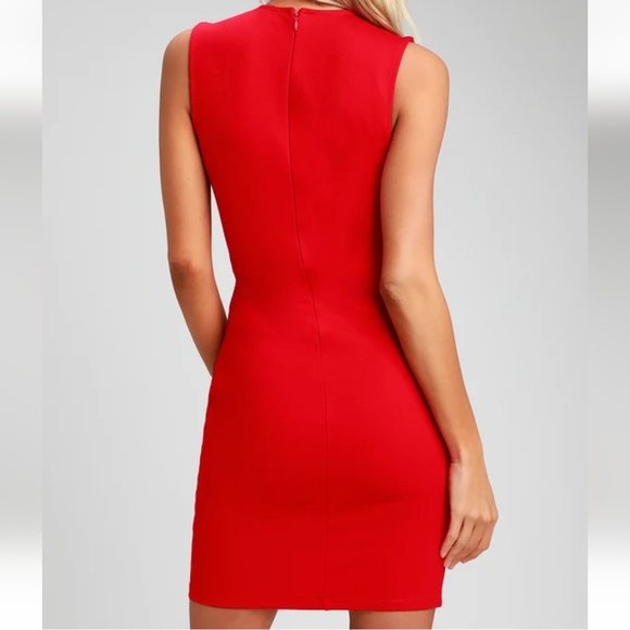 Lulus Cocktail Hour Red Wrap Dress - Picture 14 of 14